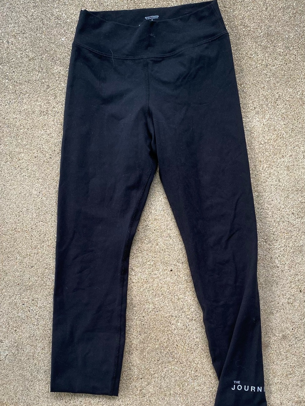 good hYOUman 3/4 Women's Black High-Waist Leggings